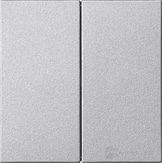 Накладка 2-х клавишная для диммера и выключателя System 3000
E2,  Event,  Esprit,   цвет - алюминий,  пластмасса,  536226,  5362 26,  Gira
 - PULSAL.RU