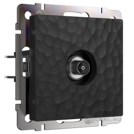 Розетка оконечная
Hammer,  телевизионная (TV),  одинарная,   цвет - черный,  пластмасса,  W1283008,  a052064,  Werkel
 - PULSAL.RU