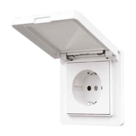 Рамка с защитной крышкой
R2,   цвет - белый глянцевый,  85506W,  Wedder
 - PULSAL.RU