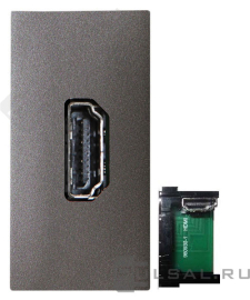 Розетка HDMI с разъемом под углом
Zenit,   цвет - антрацит,  пластмасса,  N2155.7 AN,  2CLA215570N1801,  ABB
 - PULSAL.RU