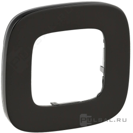 Рамка
Valena Allure,  1 пост,   цвет - черная сталь,  вертикальная,  горизонтальная,  металл,  755511,  7 555 11,  Legrand
 - PULSAL.RU