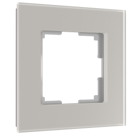 Рамкa
Senso,  1 пост,   цвет - дымчатый,  вертикальная,  горизонтальная,  стекло,  W0013117,  a067413,  Werkel
 - PULSAL.RU