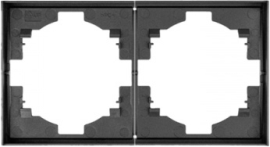 Рамка Strong
Miele Strong,  2 поста,   цвет - графит,  горизонтальная,  пластмасса,  KR-78-0752-6,  Kranz
 - PULSAL.RU