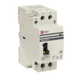 Контактор модульный КМ РУ 63А 2NO (2 мод,) EKF PROxima PROxima, 2НО, 63А, 220В AC, km-2m-63-20, EKF - PULSAL.RU